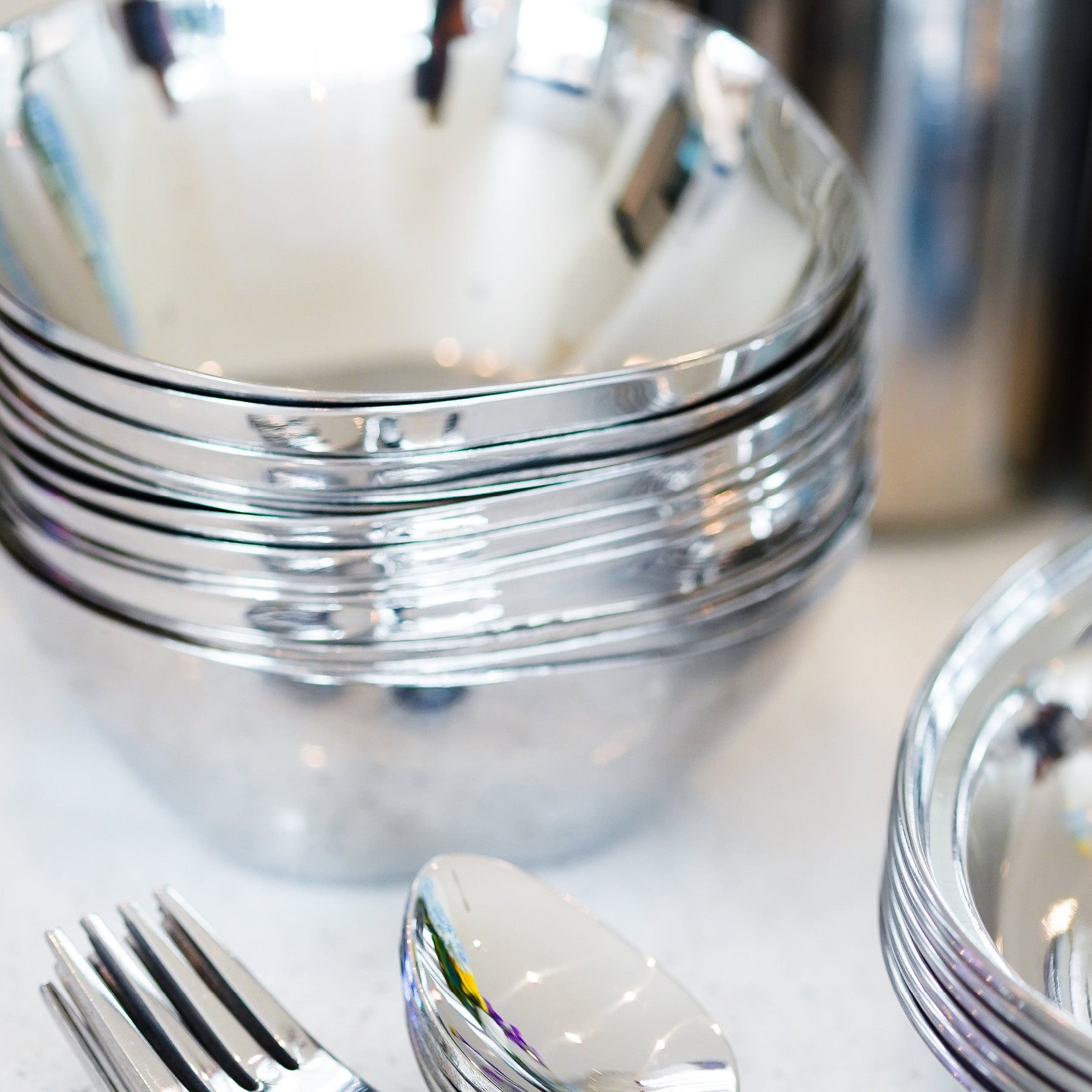 stainless steel bowls