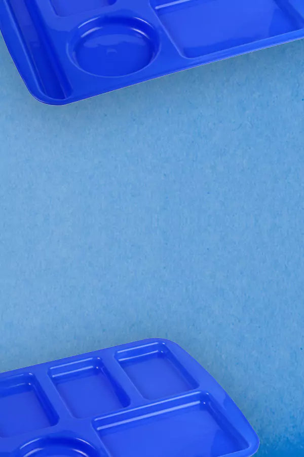 plastic cafeteria tray